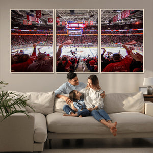 Carolina Hurricanes Ice Hockey Stadium Wall Art, Carolina