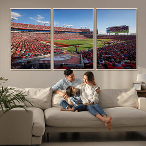 Florida Tampa Raymond James Stadium Wall Art Canvas Print -