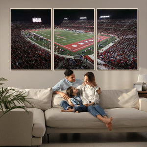 Houston Cougars Football Team Print - Houston TDECU Stadium