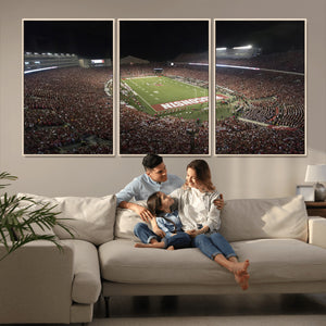 Wisconsin Badgers Football Team Print - Madison Camp Randall