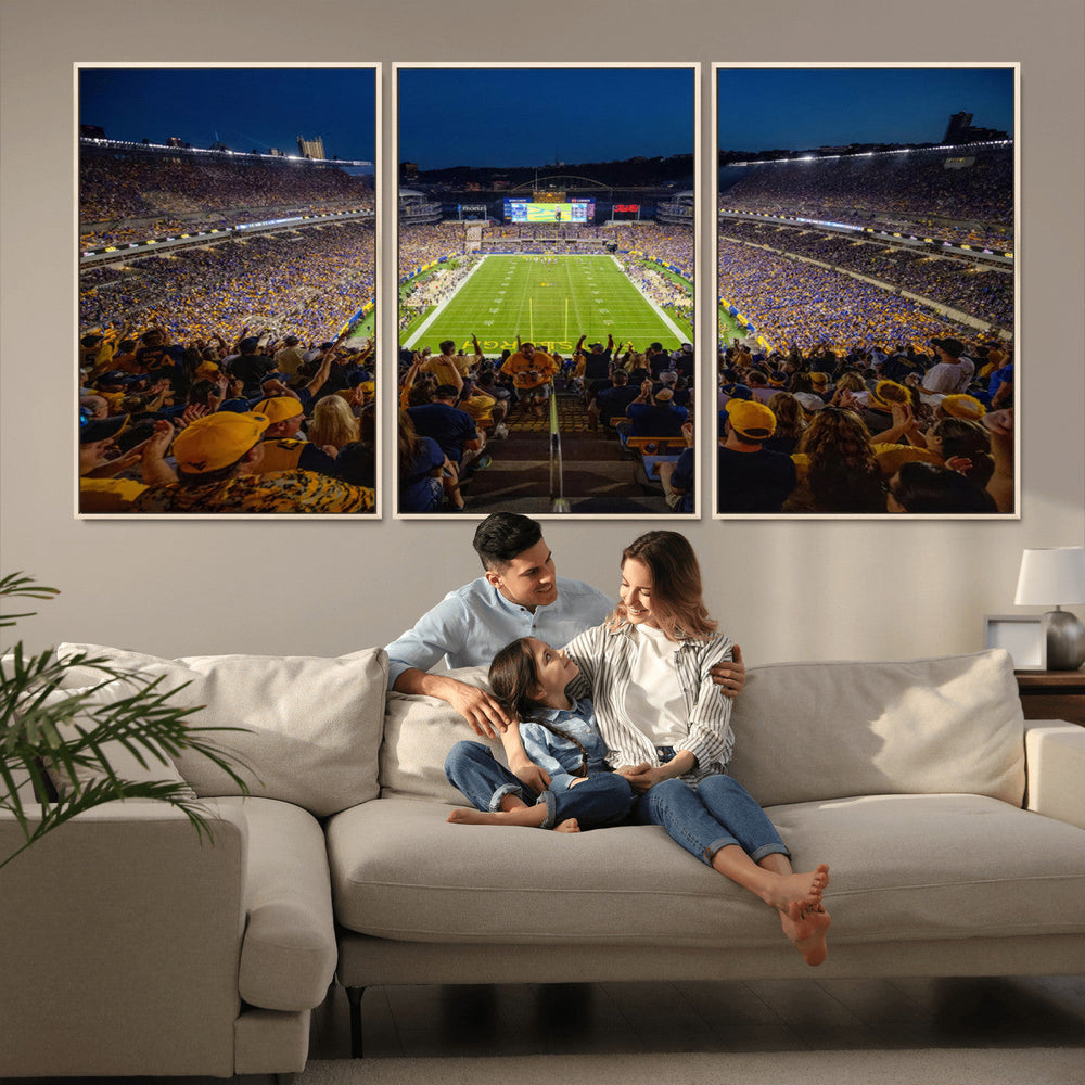 Pittsburgh Panthers Football Team Print - Pittsburgh