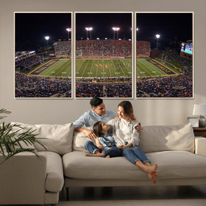 Demon Deacons Print Canvas, Football Team Print -