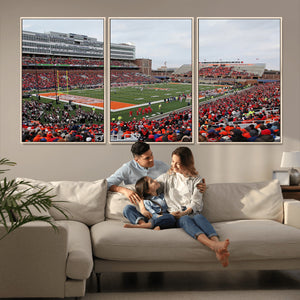 University of Illinois Fighting Illini Football Team Print -