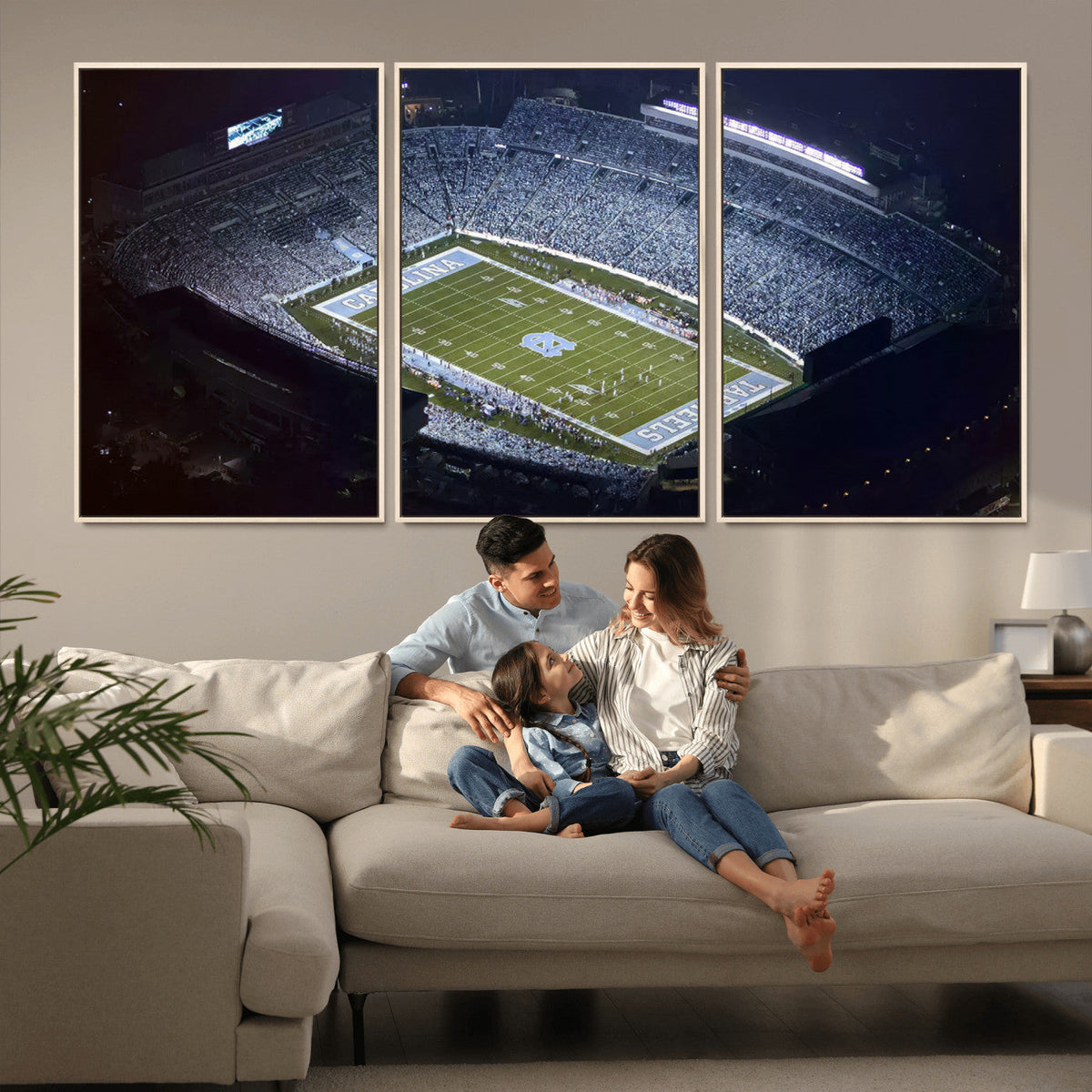 University of North Carolina Tar Heels Football Team Print -