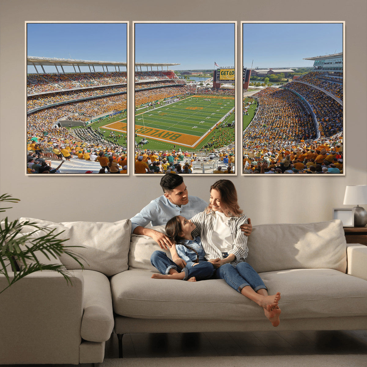 Baylor University Bears Football Team Print - Waco McLane
