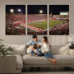 Indiana University Hoosiers Football Team Print Canvas -