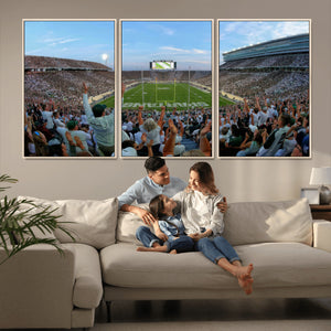 Michigan State Spartans Football Team Art Print - East