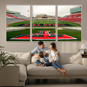 Texas Tech Red Raiders Football Team Print - Lubbock Jones