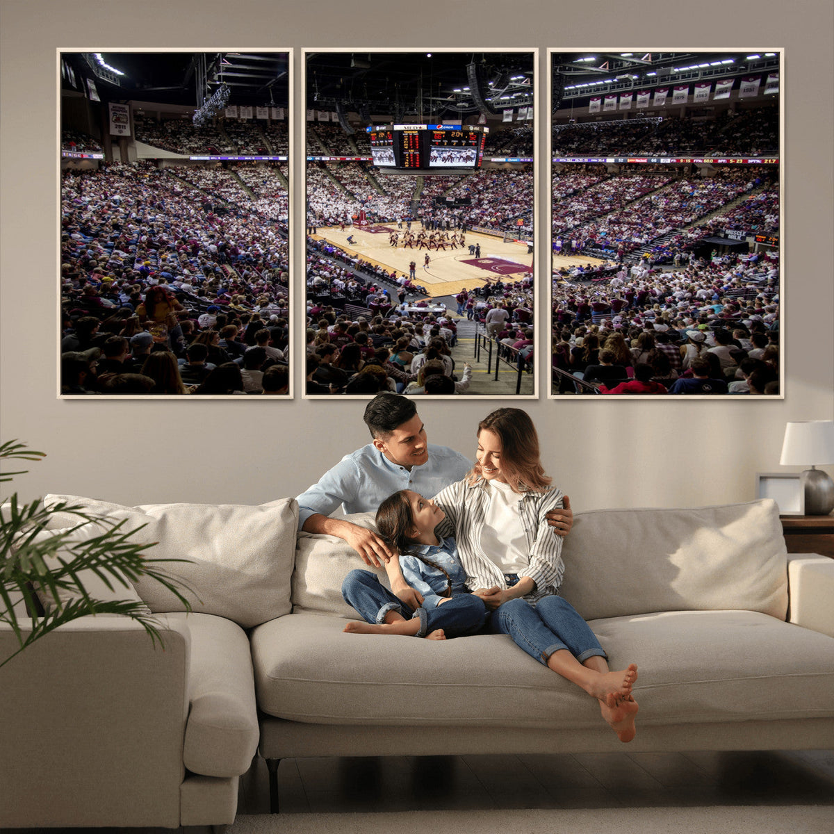 University of Nebraska Cornhuskers Basketball Team Print -