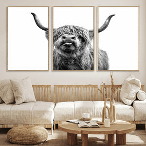 Fanny Scottish Highland Cow Cattle Art Print Farmhouse Wall