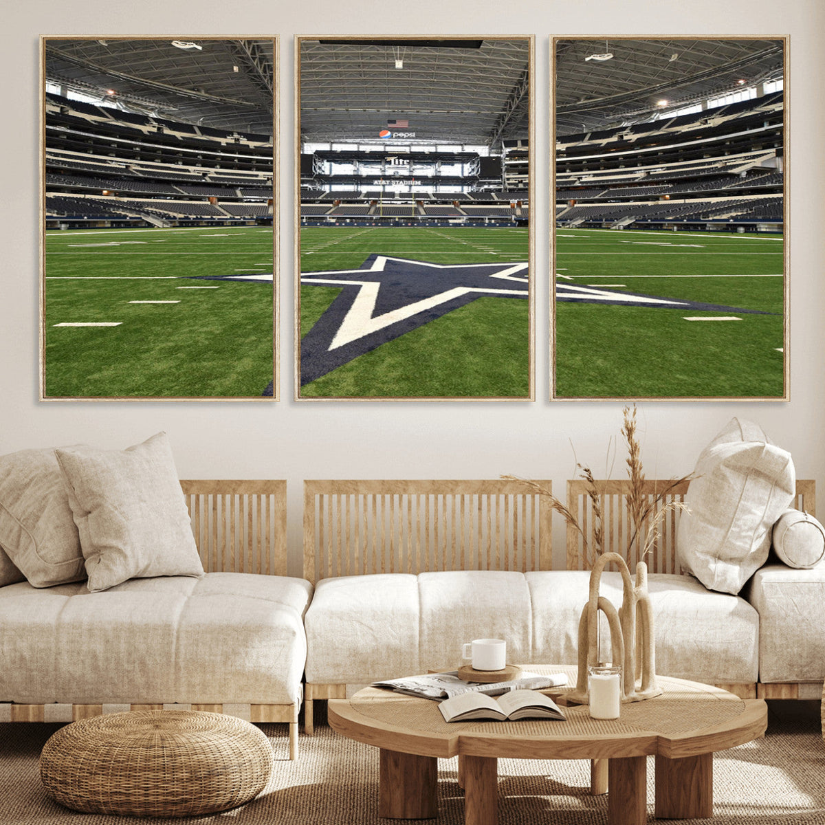 Dallas Cowboys Football Team Print - Arlington AT&T Stadium