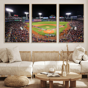Fenway Park Wall Art Canvas Print | Large Baseball Stadium