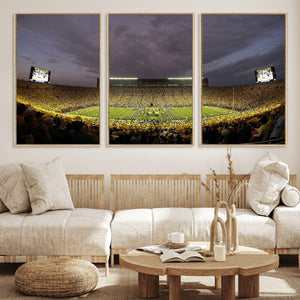 Michigan Wolverines Print - Michigan Stadium Wall Art Canvas