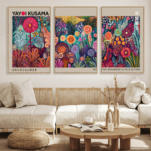 Yayoi Kusama Wall Art Canvas Print, Abstract Art, Large