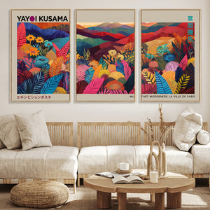 Yayoi Kusama Wall Art Canvas Print, Abstract Art, Large