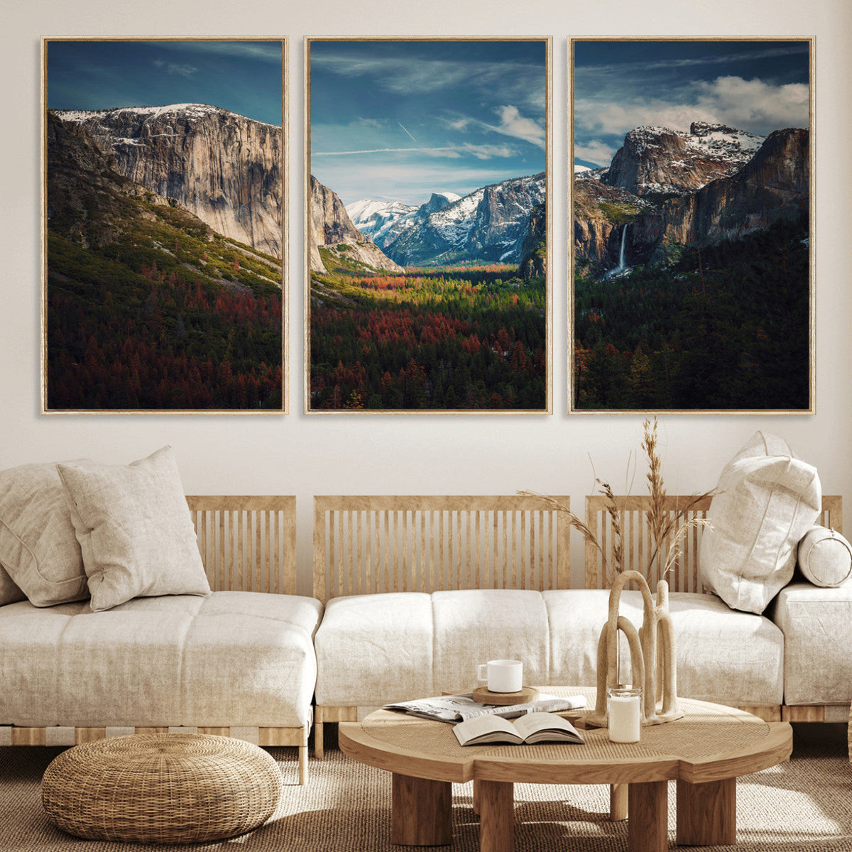 Yosemite National Park Wall Art Canvas Print – Framed