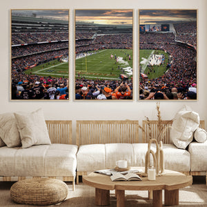 Chicago Bears Soldiers Field Wall Art Canvas Print – Framed