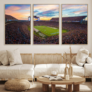 Jordan-Hare Stadium Wall Art Canvas Print, Football Stadium