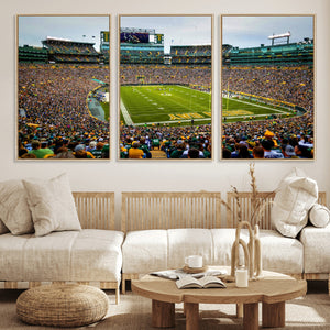 Green Bay Packers Lambeau Field Stadium Wall Art Canvas