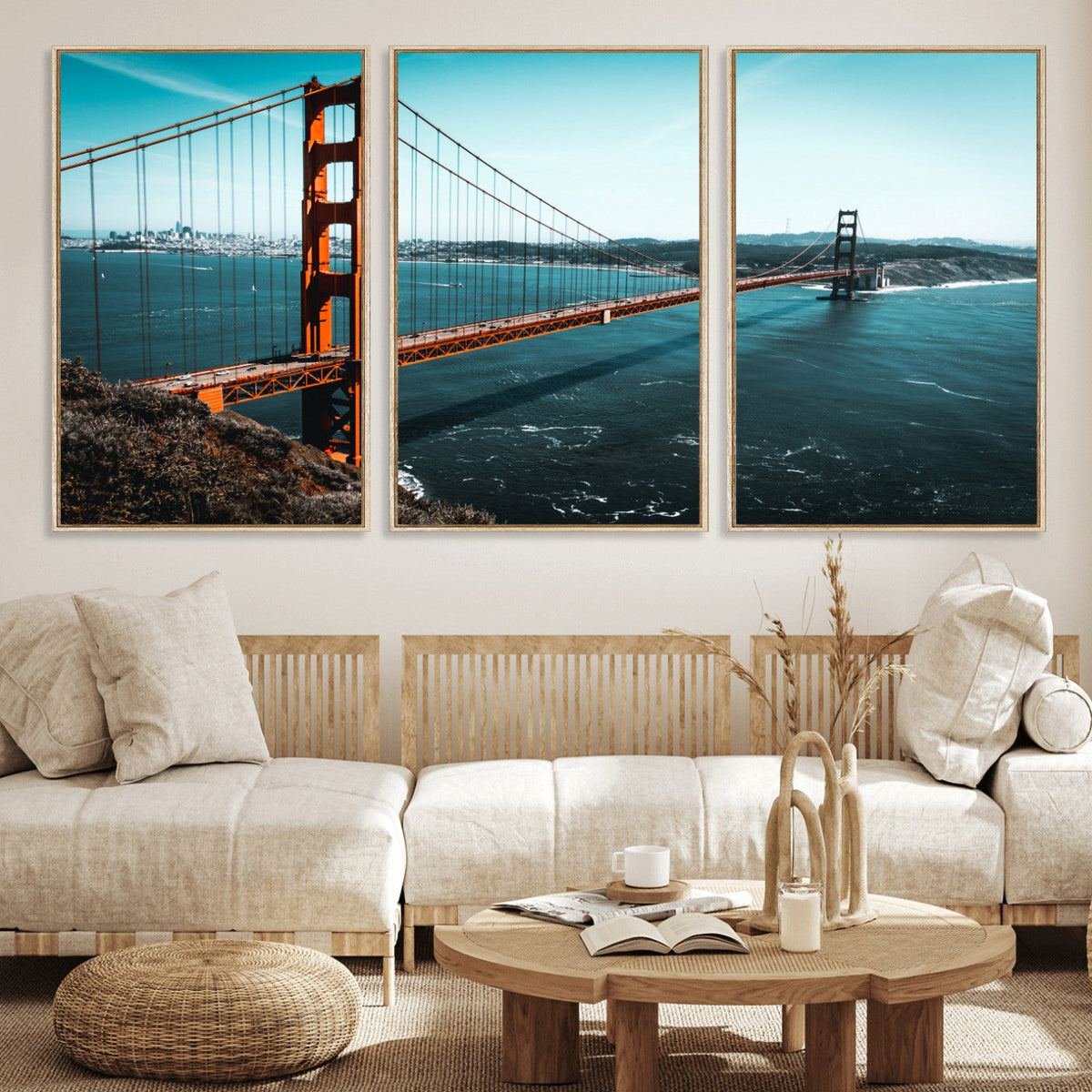 Golden Gate Bridge Wall Art Canvas Print – San Francisco