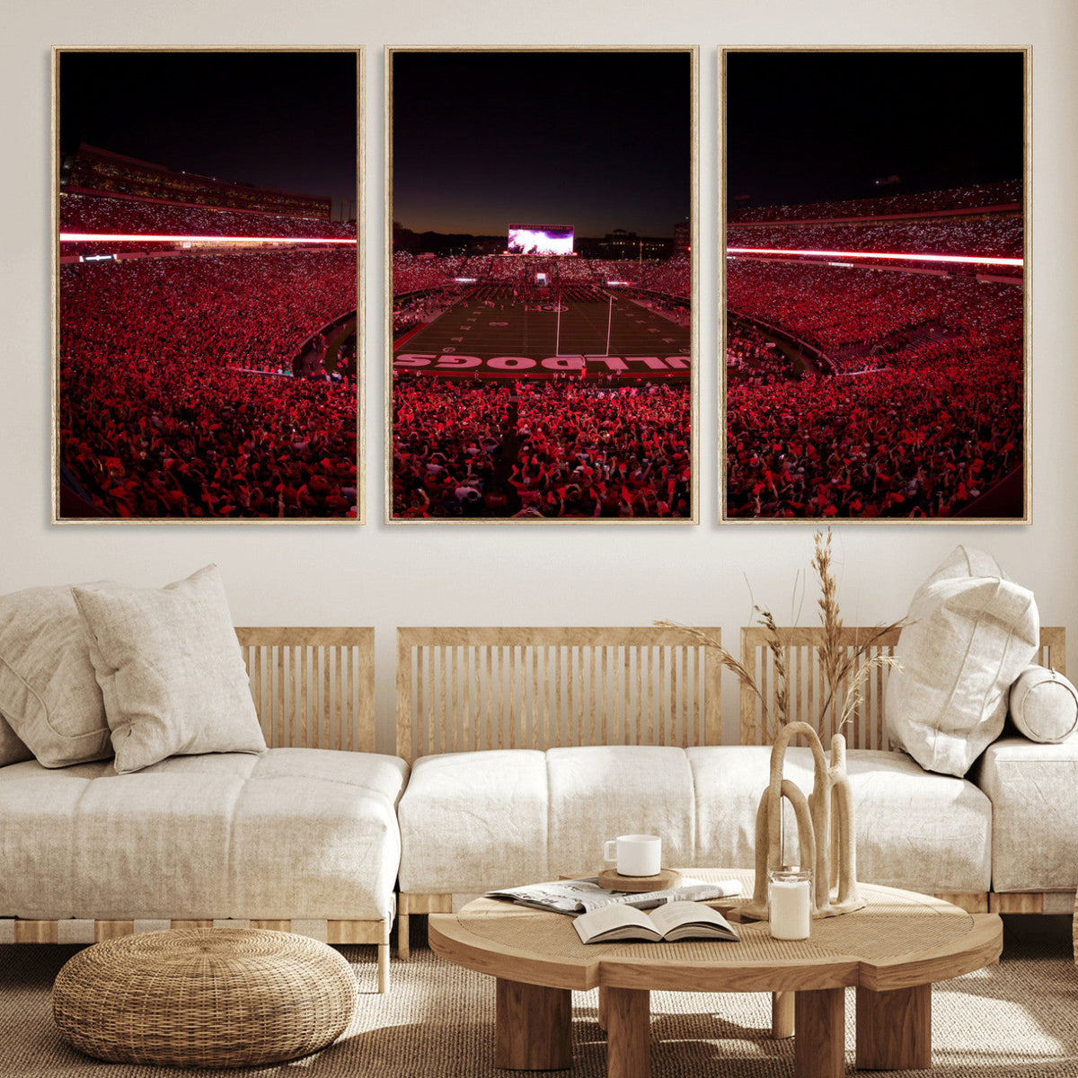 Sanford Stadium Wall Art Canvas Print – Georgia Bulldogs