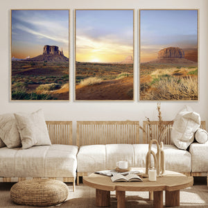Monument Valley Desert Wall Art Canvas Print, Southwest