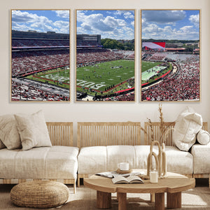 Georgia Bulldogs Stadium Wall Art Canvas Print, Sanford