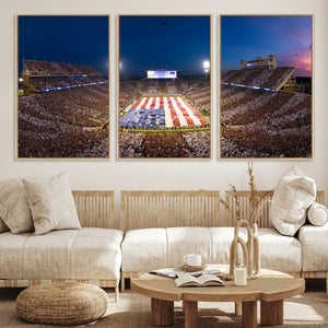 Oklahoma Sooners Memorial Stadium Wall Art Canvas Print,