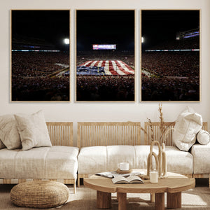Oklahoma Memorial Stadium Wall Art Canvas Print – Oklahoma