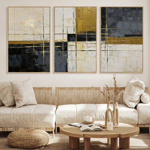 Geometric Abstract Wall Art Canvas Print