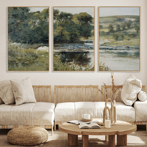Edward Mitchell Bannister Streamside Wall Art Canvas Print