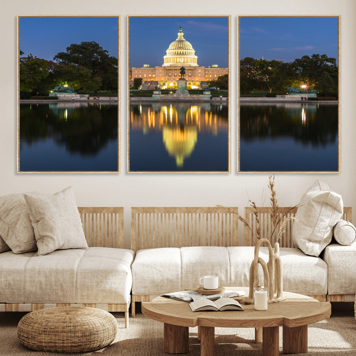 US Capitol Building Wall Art Canvas Print – Washington DC