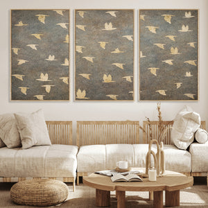 Abstract Birds Wall Art Canvas Print