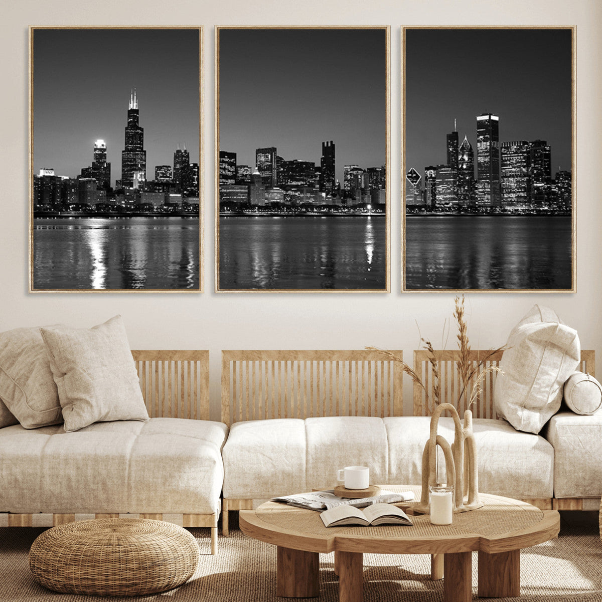 Chicago Wall Art Canvas Print