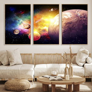 Space and Galaxy Canvas Print