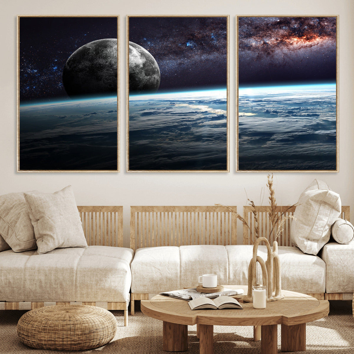 Space and Planet Canvas Print