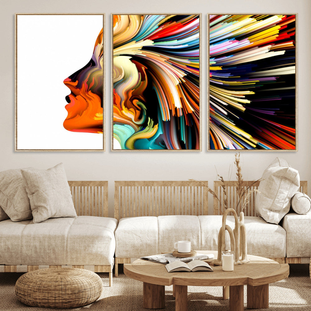 Profile Colors Canvas Print