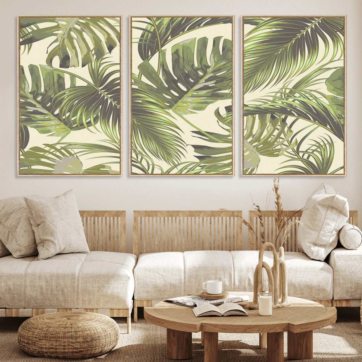 Palm Leaves Canvas Print