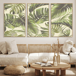 Palm Leaves Canvas Print