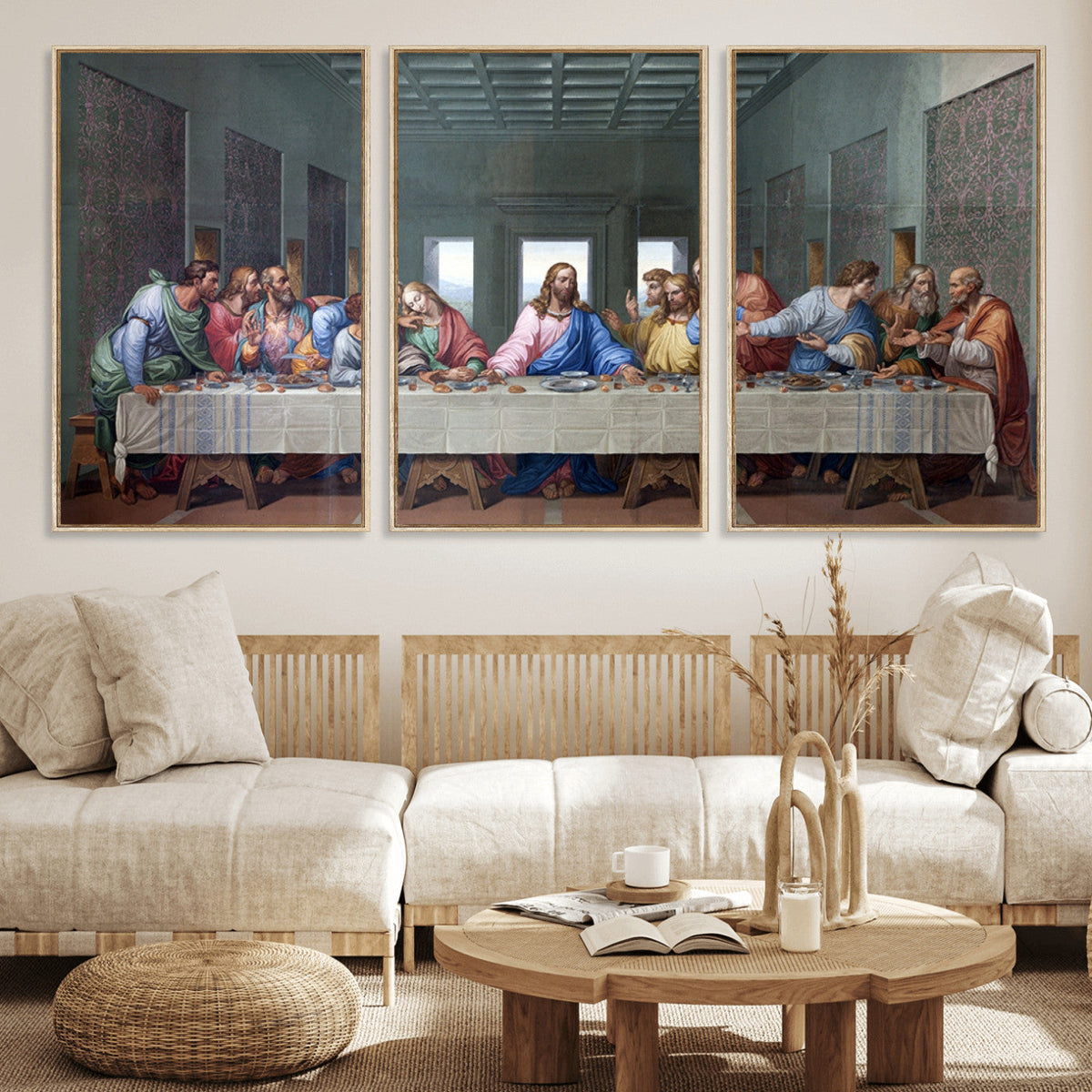The Last Supper Multi Panel Canvas Wall Art