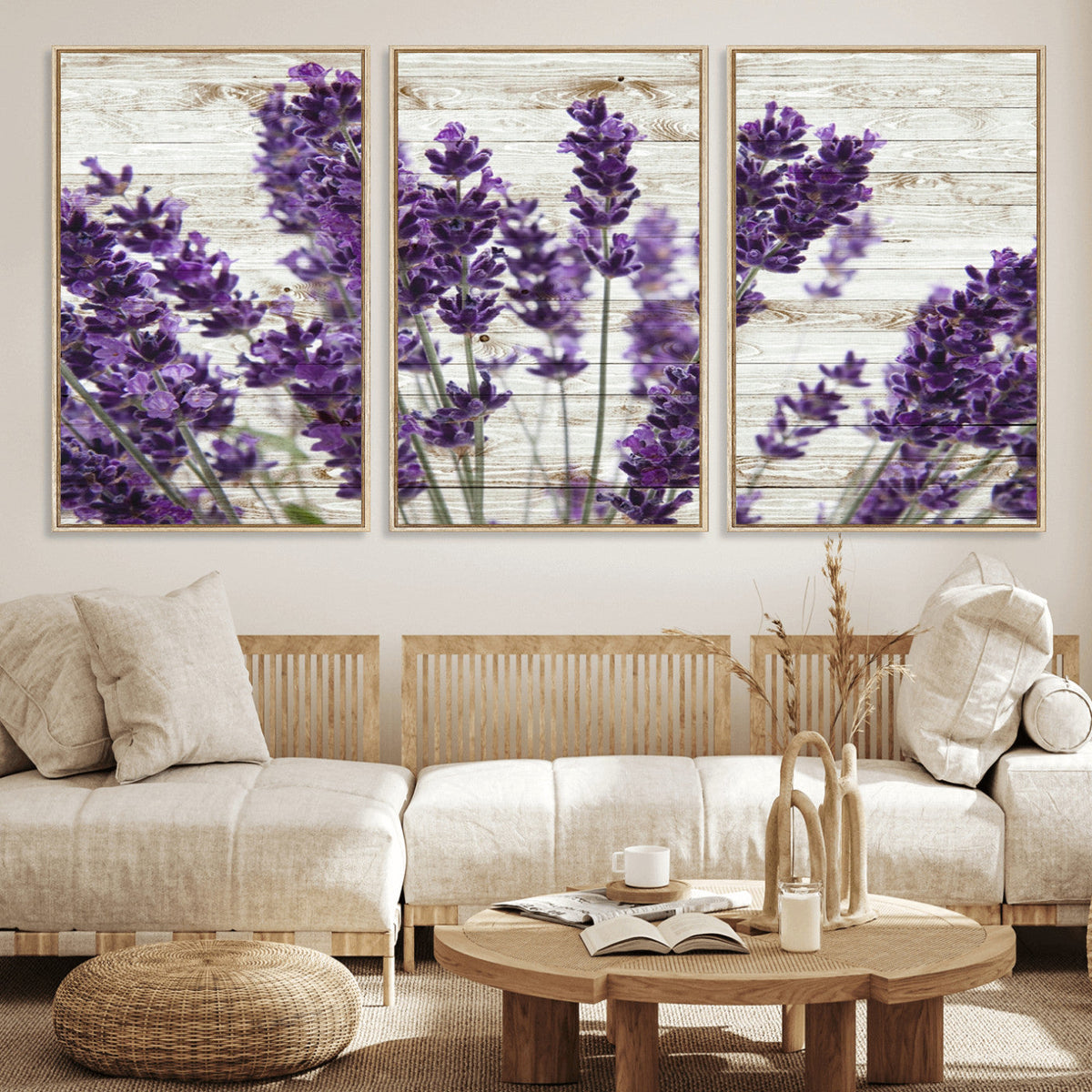 Lavender Herb Wall Art Canvas Print