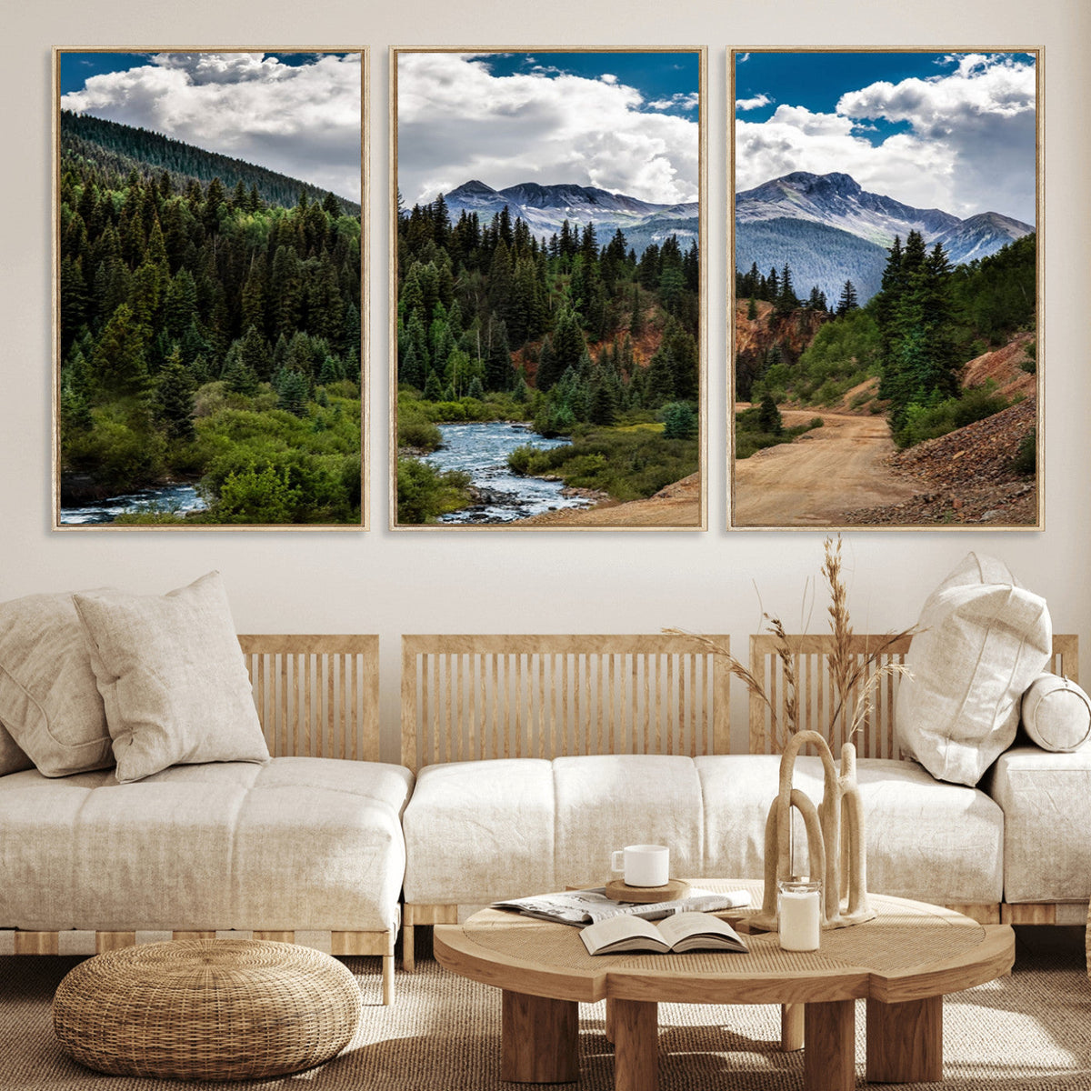 San Juan Nal Forest Wall Art Landscape Canvas Print