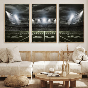 American Football Stadium Wall Art Canvas Print, Stadium