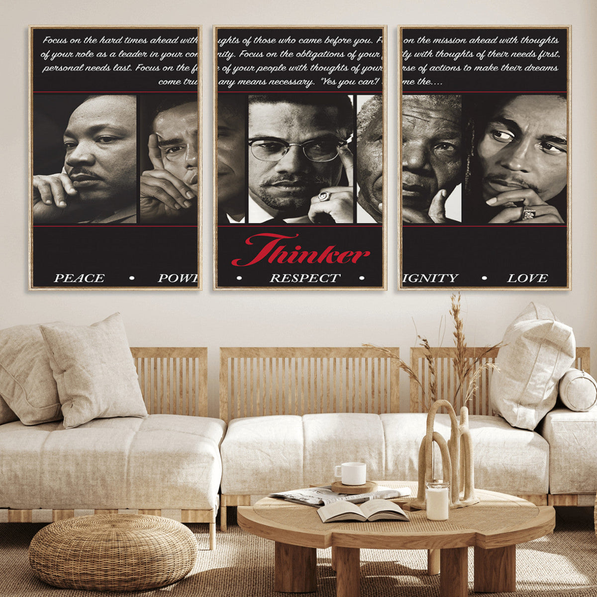 Thinkers of Wall Art Canvas Print - Inspirational Wall Art
