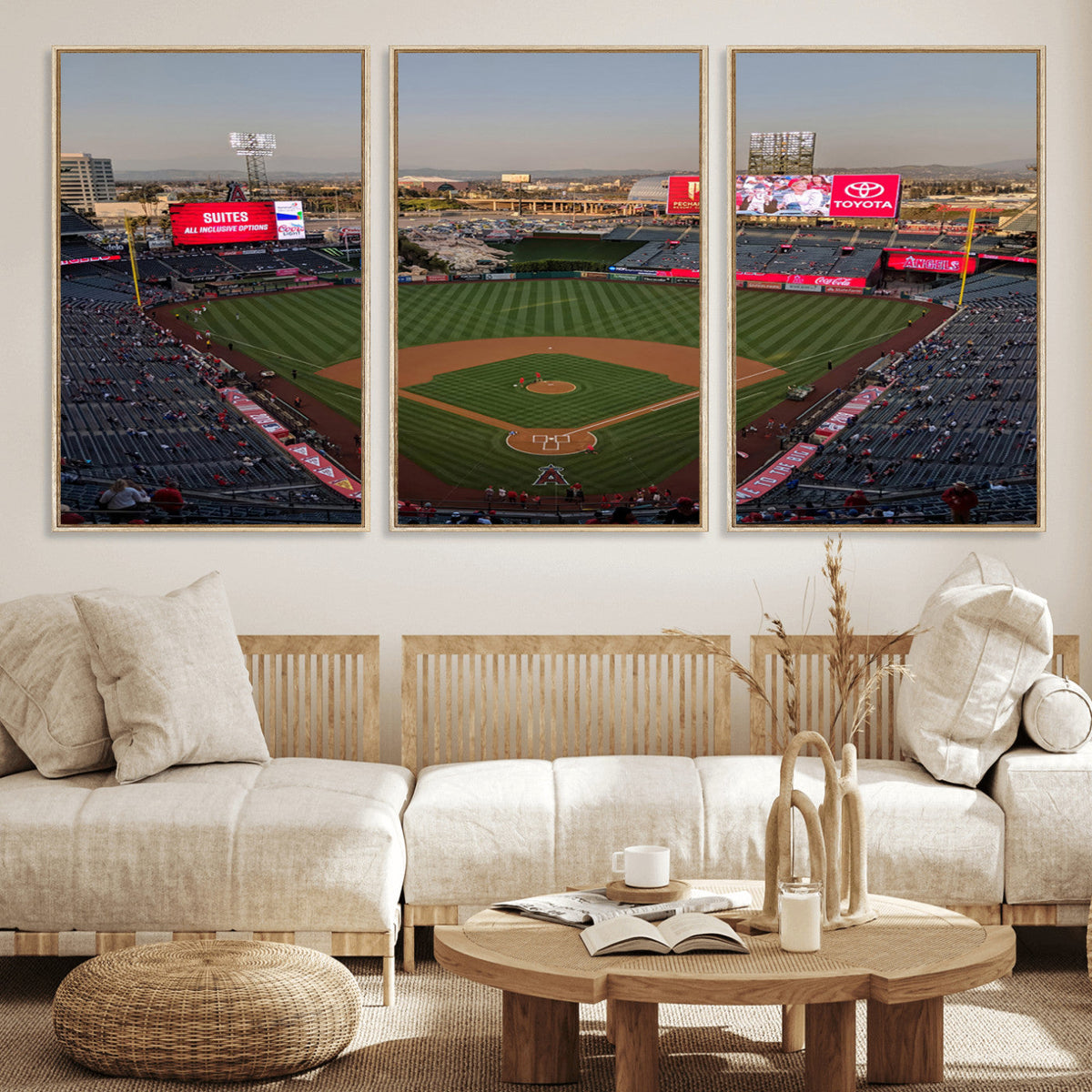 Los Angeles Angels Baseball Canvas Print - Anaheim Angel