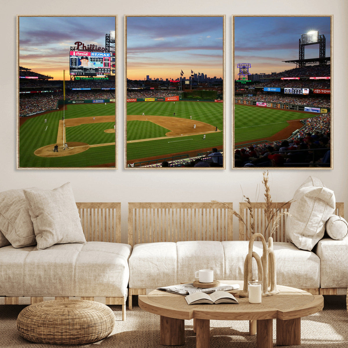 Citizens Bank Park Philadelphia Phillies Wall Art Canvas |