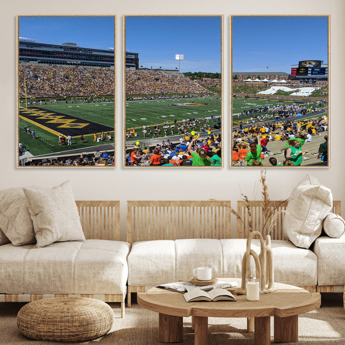 University of Missouri Tigers Football Team Print - Columbia