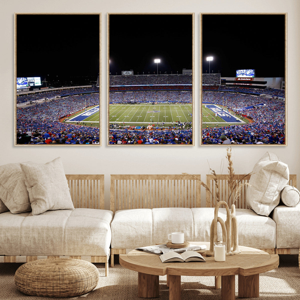 Buffalo Bills Wall Art - Buffalo Bills Stadium Canvas Print,