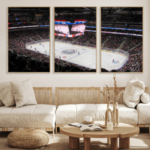 Rogers Place Edmonton Oilers Ice Hockey Stadium Wall Art,