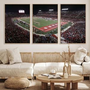 Houston Cougars Football Team Print - Houston TDECU Stadium